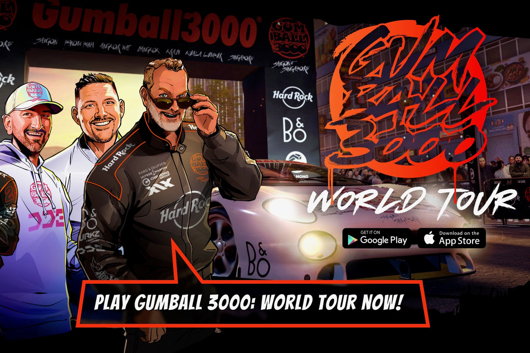Official Gumball 3000: World Tour - Custom Supercars, celebrity drivers, and a legendary route from Singapore to Saigon, all in the palm of your hand.