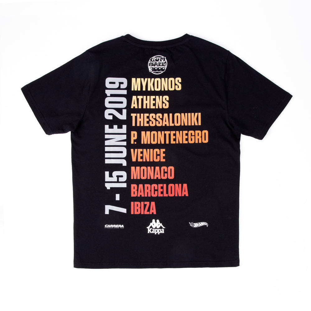 GB X KAPPA 2019 TOUR TEE BLACK