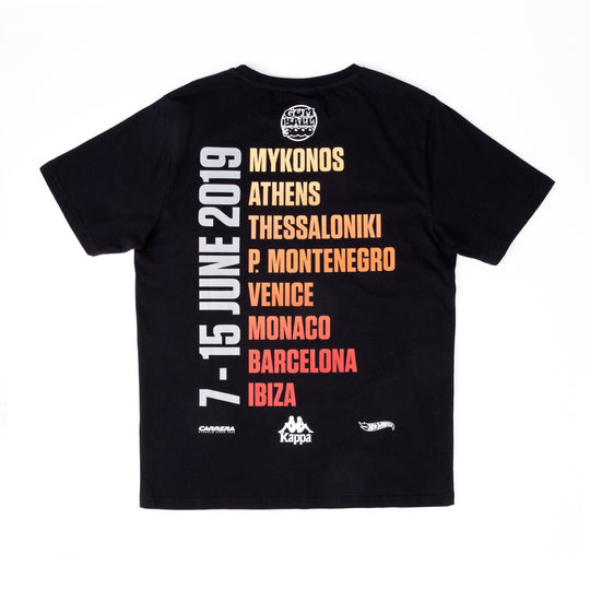 GB X KAPPA 2019 TOUR TEE BLACK